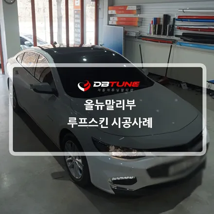 올뉴말리부 루프스킨 시공사례! 안산 안양카스킨전문점 디비튠에서~ / 안산시 상록구 이동
