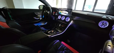 벤츠 C63 AMG 쿠페 엠비언트 순정연동 멀티컬러 송풍구 M2C200A플러스 대박 에이비클 서울 / 과천, 안양, 군포