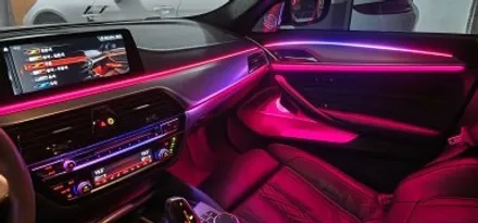 BMW 550D G30 순정연동 두가지 엠비언트 동시에 듀얼 컬러 에이비클 과천지사 / 과천, 안양, 군포
