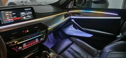 BMW 550D G30 순정연동 두가지 엠비언트 동시에 듀얼 컬러 에이비클 과천지사 / 과천, 안양, 군포