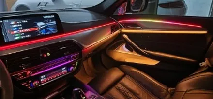 BMW 550D G30 순정연동 두가지 엠비언트 동시에 듀얼 컬러 에이비클 과천지사 / 과천, 안양, 군포