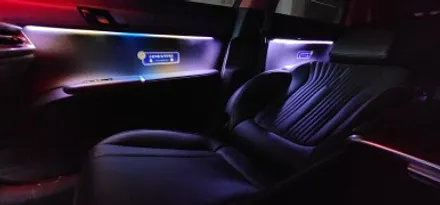 그랜저 GN7 택시 엠비언트 시공 후 손잡이가 잘 보여요 에이비클 인천