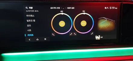 그랜저 GN7 택시 엠비언트 손잡이가 너무 잘 보여 걱정 없습니다 에이비클 인천 / 과천, 안양, 군포