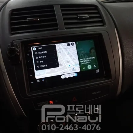 [안드로이드올인원 장착] 미쯔비시 RVR 전차종용 7인치 안드로이드 올인원 장착