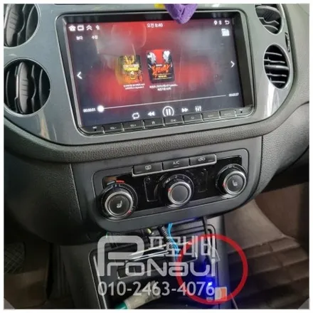 폭스바겐 티구안 네비스트 ED3000 전원불량 교체 / 안드로이드 올인원 시공 후기