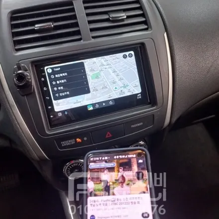 [안드로이드올인원 장착] 미쯔비시 RVR 전차종용 7인치 안드로이드 올인원 장착