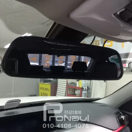 [옴니뷰360°] BMW 320D F30 옴니뷰360° 어라운드뷰 및 룸미러형 모니터 매립 장착