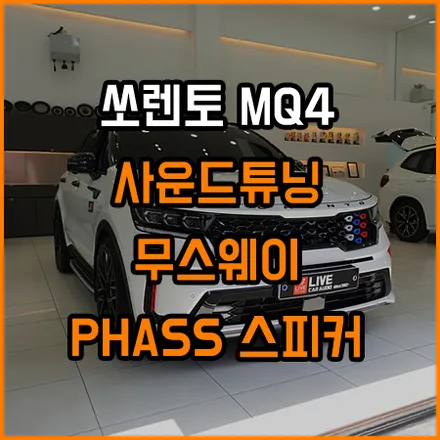 클럽 MQ4 회원님의 카오디오 작업기! (생략된 스피커 활성화) / 창원,마산,경남