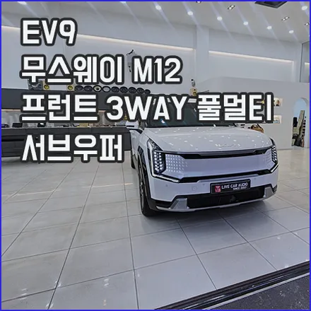 경남 창원 EV9 카오디오 튜닝~ 무스웨이 M12 ~ PHASS ~ 태진 노래방 기기 ~ / 창원,마산,경남