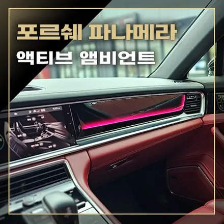 파나메라 순정 연동 액티브 앰비언트, 멀티컬러 [ 포르쉐 ] / 창원시 봉암동
