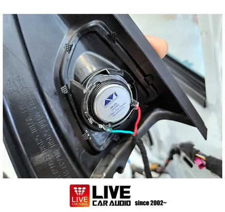 BMW F15 X3 음질 향상을 위한 조합 AVI BM100 4D 스피커 MUSWAY DSP 앰프 / 창원,마산,경남