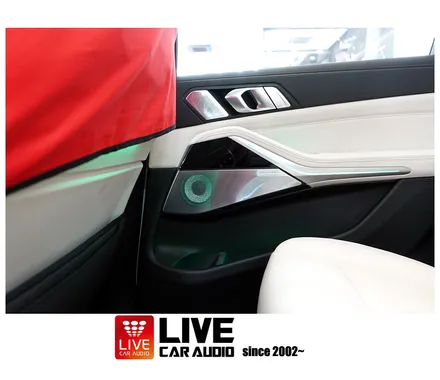 마창진 BMW X7 LCI G07 회오리 스피커 메탈 그릴 전체 교체 순정 앰비언트 연동 / 창원,마산,경남