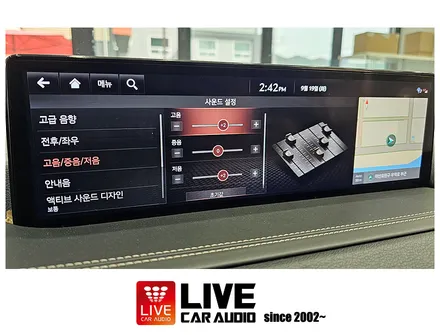 GV80 액튠 오디오 옵션 무스웨이 앰프로 튜닝됩니다~! / 창원,마산,경남