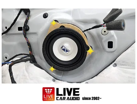 BMW F15 X3 음질 향상을 위한 조합 AVI BM100 4D 스피커 MUSWAY DSP 앰프 / 창원,마산,경남