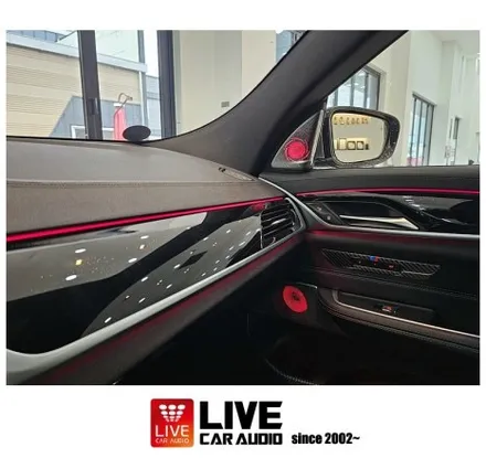 BMW 6GT 회오리 앰비언트 스피커 그릴과 AVI BM100 4D 스피커 교체 튜닝으로 시선을 사로잡으로 음악을 듣는 즐거움까지~ / 창원시 봉암동