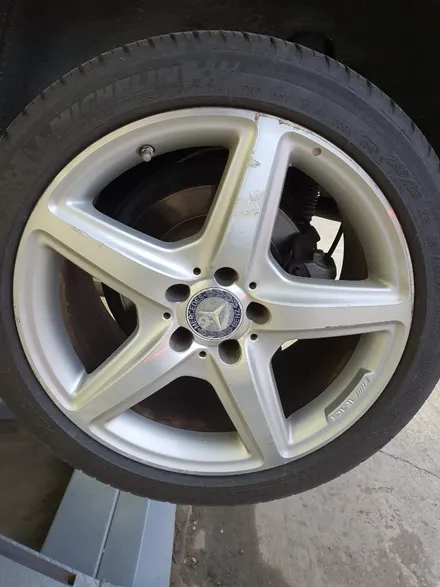 벤츠 CLS 350 다이아컷팅 휠복원 / 천안, 평택, 청주