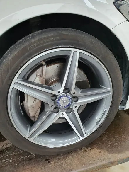벤츠 C250d 다이아컷팅 휠복원 / 천안, 평택, 청주