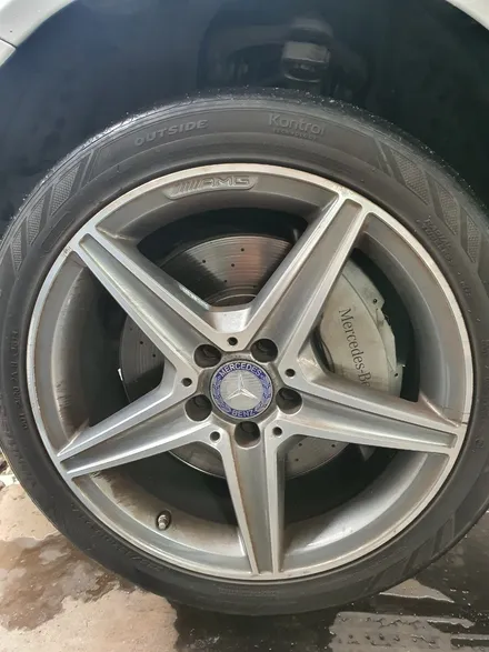 벤츠 C250d 다이아컷팅 휠복원 / 천안, 평택, 청주
