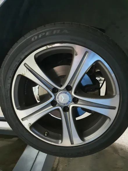 벤츠 E300 다이아컷팅 휠복원 / 천안, 평택, 청주
