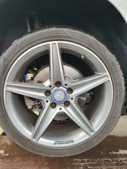 벤츠 C250d 다이아컷팅 휠복원 / 천안, 평택, 청주