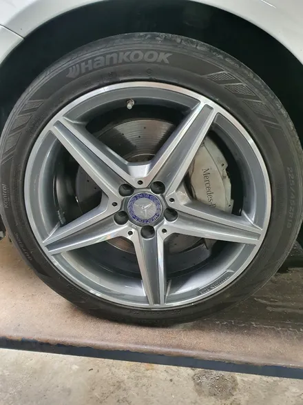 벤츠 C250d 다이아컷팅 휠복원 / 천안, 평택, 청주