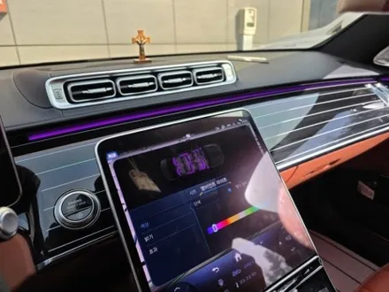벤츠 w223 롱바디 s450 피아노라커트림 액티브엠비언트 4D전동부메스터 출장 엠비언트 출장시공 / 부천, 수도권 출장