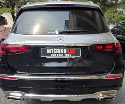 벤츠 w167 gls600 마이바흐 엠블럼 전동부메스터 미드스피커 엠비언트 출장 시공 / 부천, 수도권 출장