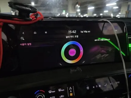 기아 k8 엠비언트 RGB 순정연동 엠비언트 출장시공 스마트엠비언트 / 부천, 수도권 출장