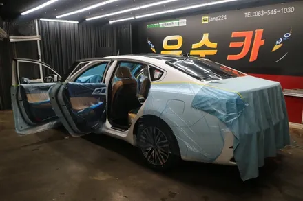 기아 K7 우수카에서 레인보우 V90 필름으로 다시 태어나봄...(재시공) / 김제시 요촌동