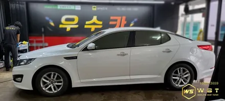 기아 K5 썬팅 재시공 - 전주썬팅 / 김제시 요촌동
