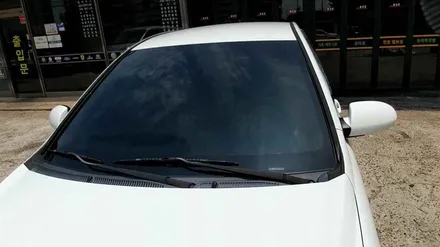 김제 우수카 현대 베르나 전면썬팅 변형 재시공 / 김제시 요촌동
