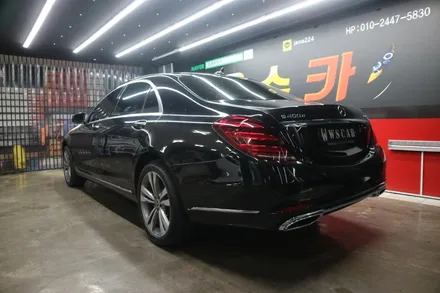 군산썬팅 벤츠 s400d 넥스가드 프리미엄쉴드 카본BK 열반사 썬팅(틴팅) / 김제시 요촌동