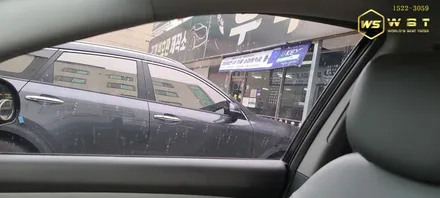 김제썬팅 우수카 아반떼 썬팅재시공 / 김제시 요촌동