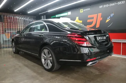 군산썬팅 벤츠 s400d 넥스가드 프리미엄쉴드 카본BK 열반사 썬팅(틴팅) / 김제시 요촌동