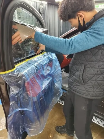 GV70 글라스 틴트 선셋 썬팅 시공 / 김제시 요촌동