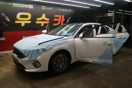 기아 K7 우수카에서 레인보우 V90 필름으로 다시 태어나봄...(재시공) / 김제시 요촌동