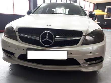 벤츠-C63AMG 앞뒤범퍼 랩핑(대구랩핑-Custom M) / 대구 동구 용계동