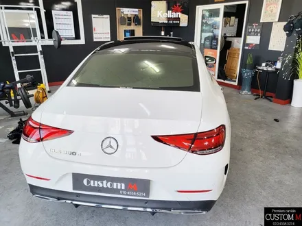 벤츠 cls300 차량에 말끔함을 더해드린 대구 루프스킨 작업 스케치! / 대구 동구 용계동