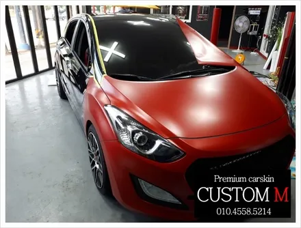 대구썬팅 대구카스킨 i30 전체랩핑도 화끈하게~(대구 커스텀엠 Custom M) / 대구 동구 용계동