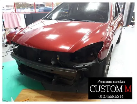 대구랩핑 대구카스킨 i30  전체 랩핑 보험처리 건(대구 커스텀엠 Custom M) / 대구 동구 용계동