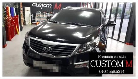 대구랩핑 대구카스킨 스포티지R 켈란PM  전체 썬팅시공입니다.(대구 커스텀엠 Custom M) / 대구 동구 용계동