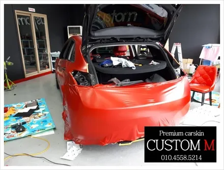 대구썬팅 대구카스킨 i30 전체랩핑도 화끈하게~(대구 커스텀엠 Custom M) / 대구 동구 용계동