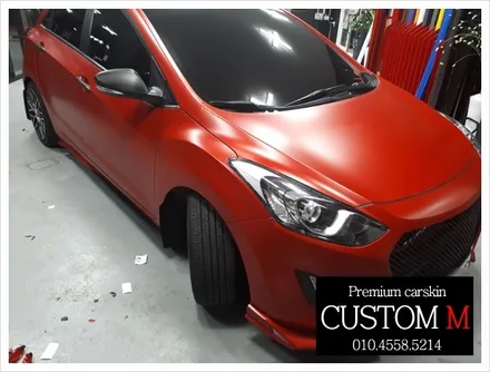 대구썬팅 대구카스킨 i30 전체랩핑도 화끈하게~(대구 커스텀엠 Custom M) / 대구 동구 용계동