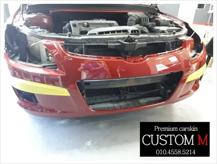 대구랩핑 대구카스킨 i30  전체 랩핑 보험처리 건(대구 커스텀엠 Custom M) / 대구 동구 용계동