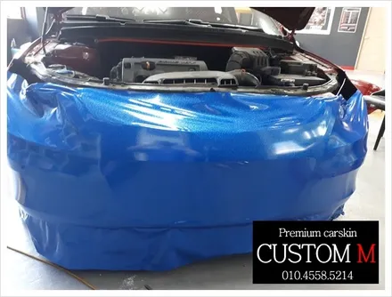 대구랩핑 대구카스킨 i30  전체 랩핑 보험처리 건(대구 커스텀엠 Custom M) / 대구 동구 용계동