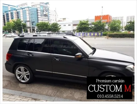 대구 랩핑 대구 썬팅 벤츠GLK 사틴 블랙 전체랩핑으로 초간지(대구랩핑Custom M) / 대구 동구 용계동