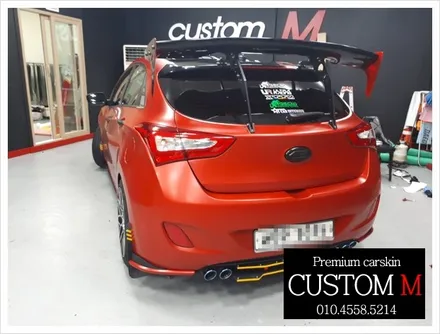 대구썬팅 대구카스킨 i30 전체랩핑도 화끈하게~(대구 커스텀엠 Custom M) / 대구 동구 용계동