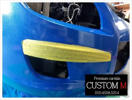 대구랩핑 대구카스킨 i30  전체 랩핑 보험처리 건(대구 커스텀엠 Custom M) / 대구 동구 용계동