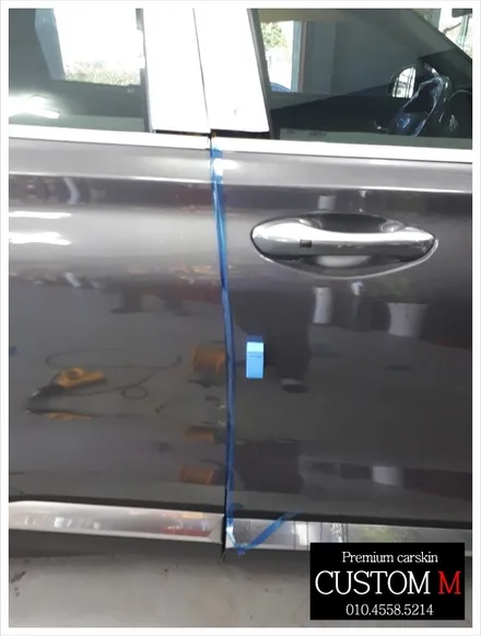 대구랩핑 대구카스킨 TM싼타페 생활보호패키지 PPF작업(대구 커스텀엠 Custom M) / 대구 동구 용계동