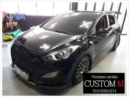 대구썬팅 대구카스킨 i30 전체랩핑도 화끈하게~(대구 커스텀엠 Custom M) / 대구 동구 용계동